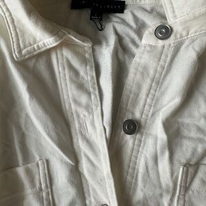 White Button-Up Jane Delancey Shacket